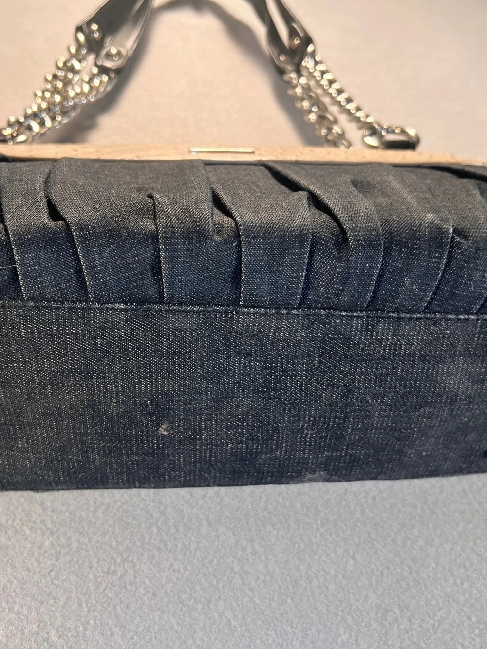 Miche Classic Deniece Retired Dark Denim Chain Handle Bag